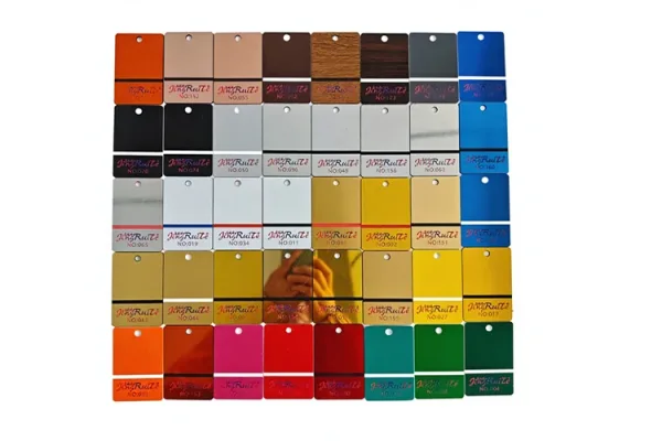 wholesale two tone acrylic sheets in various colors for laser engraved signage manufacturing