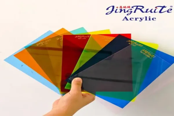 jingruite transparent colored acrylic sheets cover